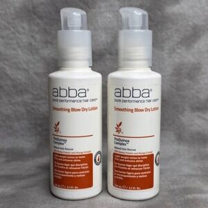 (X2) ABBA Smoothing Blow Dry Lotion, 5.1 oz Tames Frizz + Enhance Shine